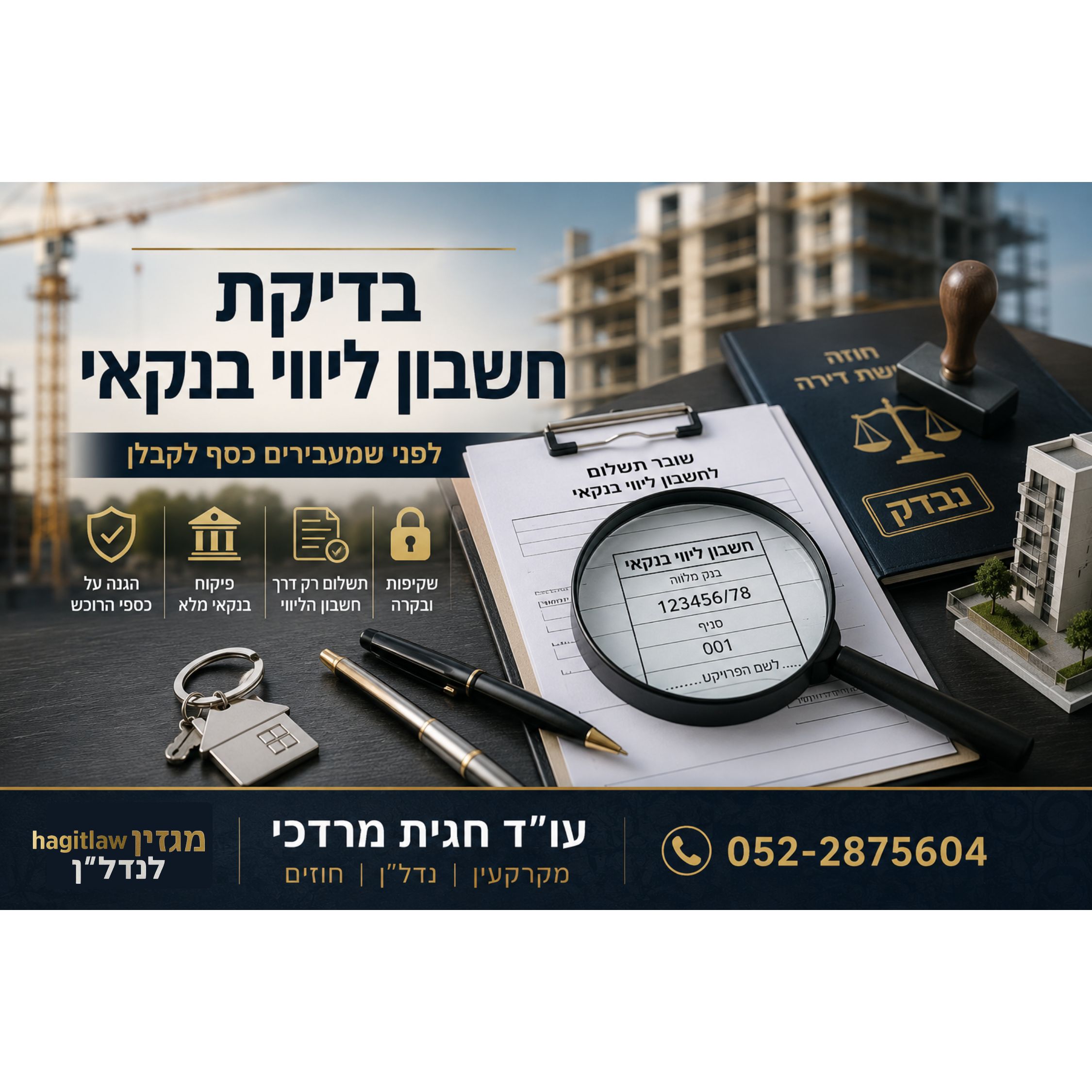 בדיקת חשבון ליווי בנקאי