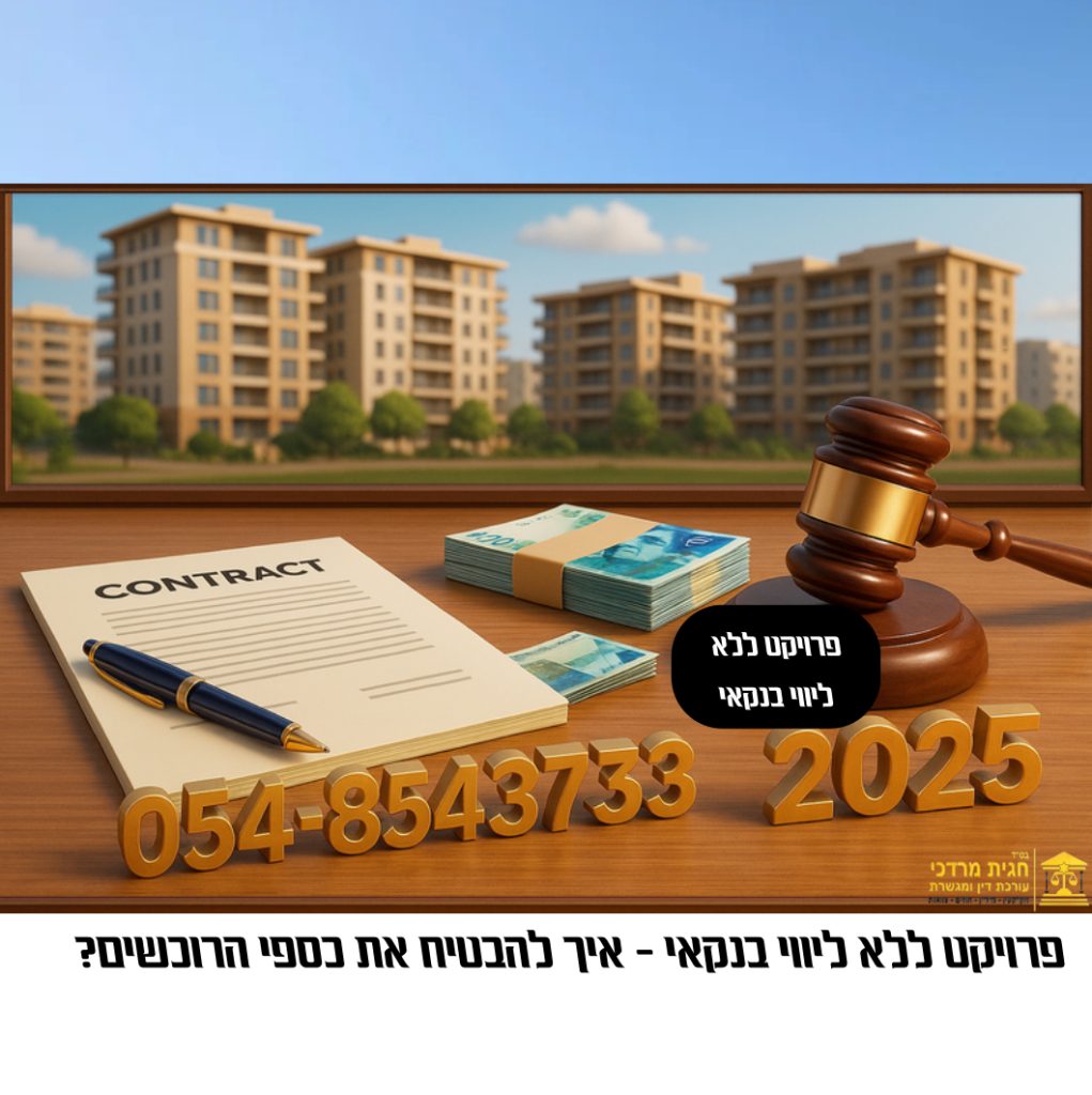 פרויקט ללא ליווי בנקאי – איך להבטיח את כספי הרוכשים?