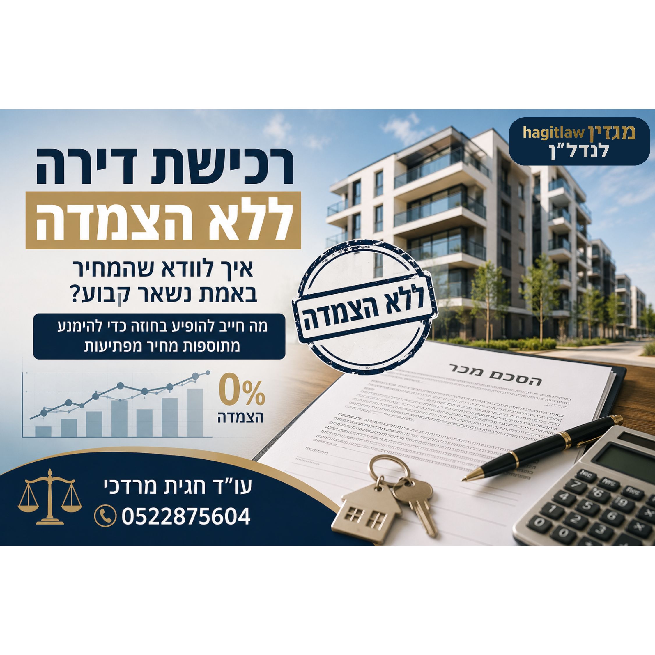 רכישת דירה ללא הצמדה