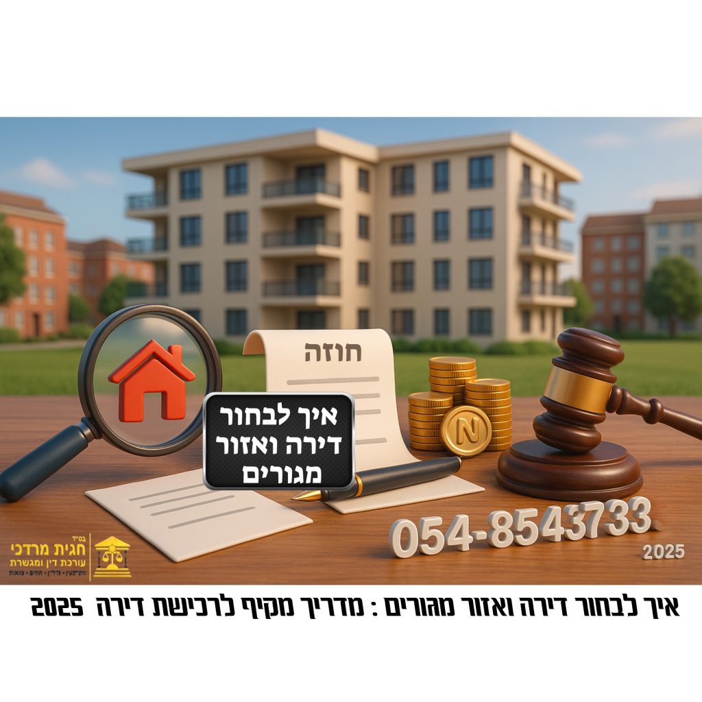 איך לבחור דירה ואזור מגורים – מדריך מקיף לרכישת דירה לשנת 2025.