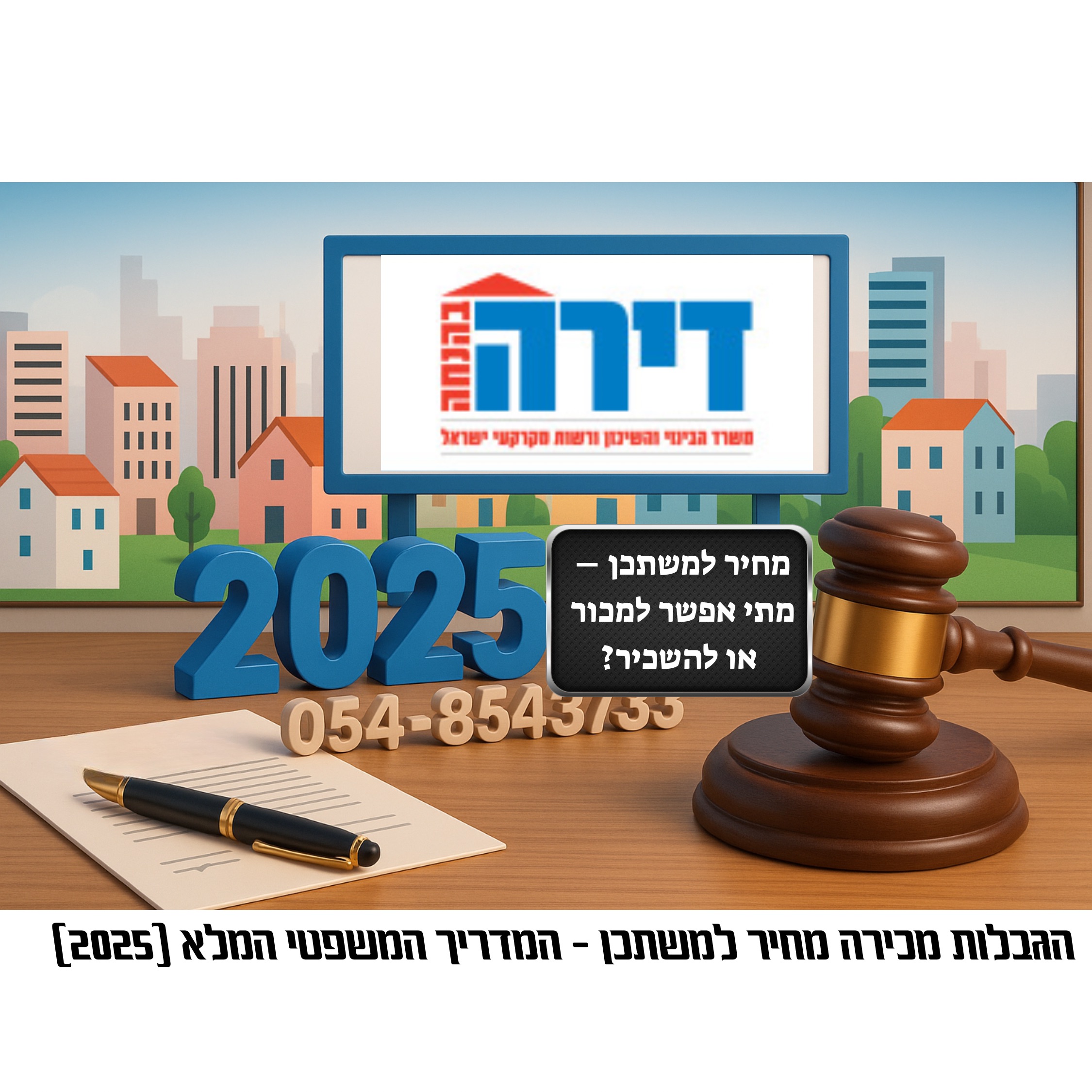 הגבלות מכירה במחיר למשתכן – המדריך המשפטי המלא