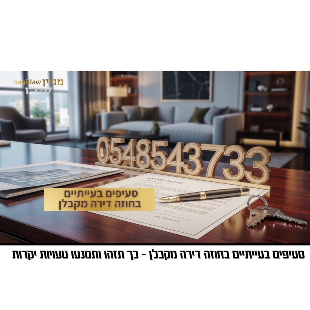 סעיפים בעייתיים בחוזה דירה מקבלן – מדריך משפטי למניעת טעויות יקרות