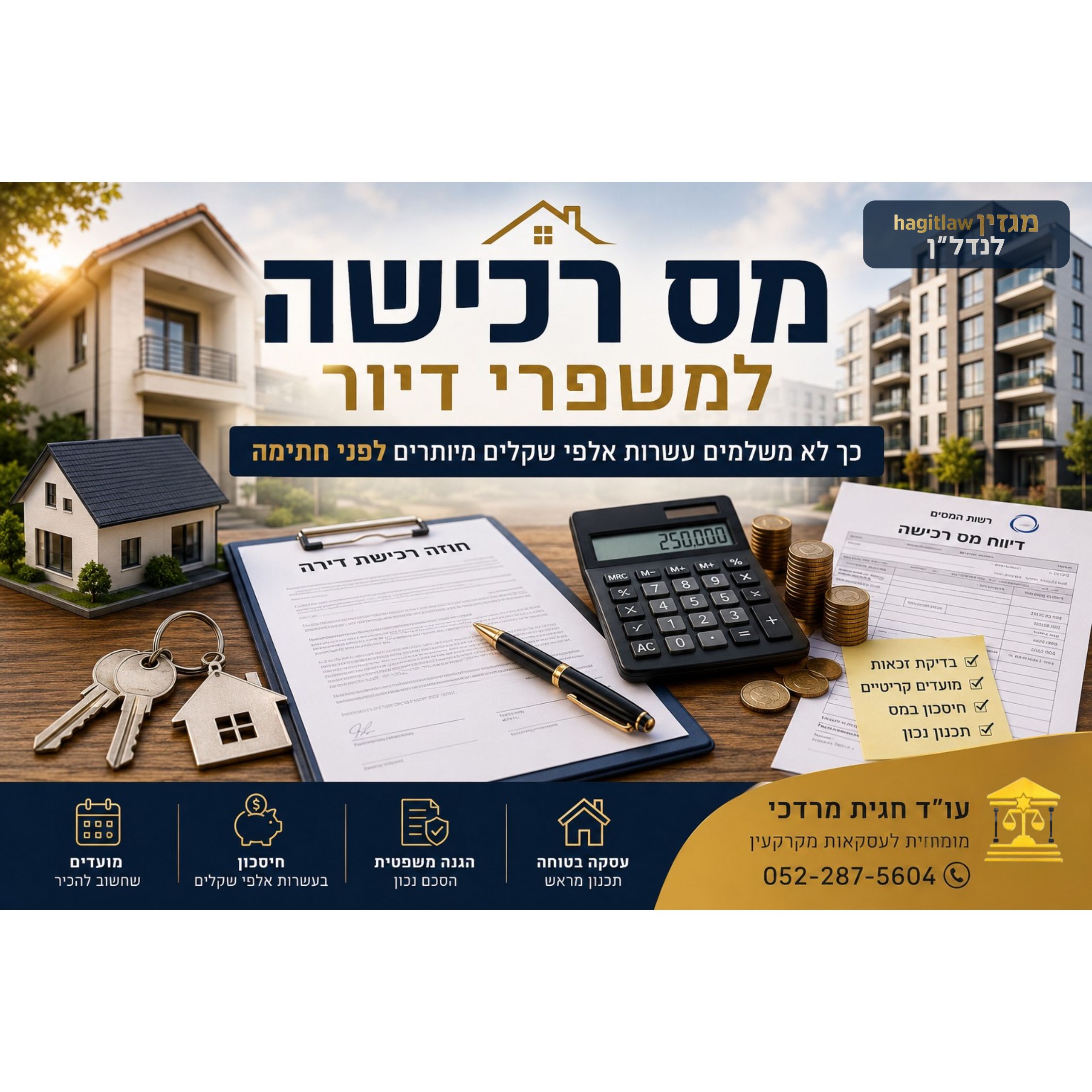 מס רכישה למשפרי דיור – איך לא לשלם מאות אלפי שקלים מיותרים?