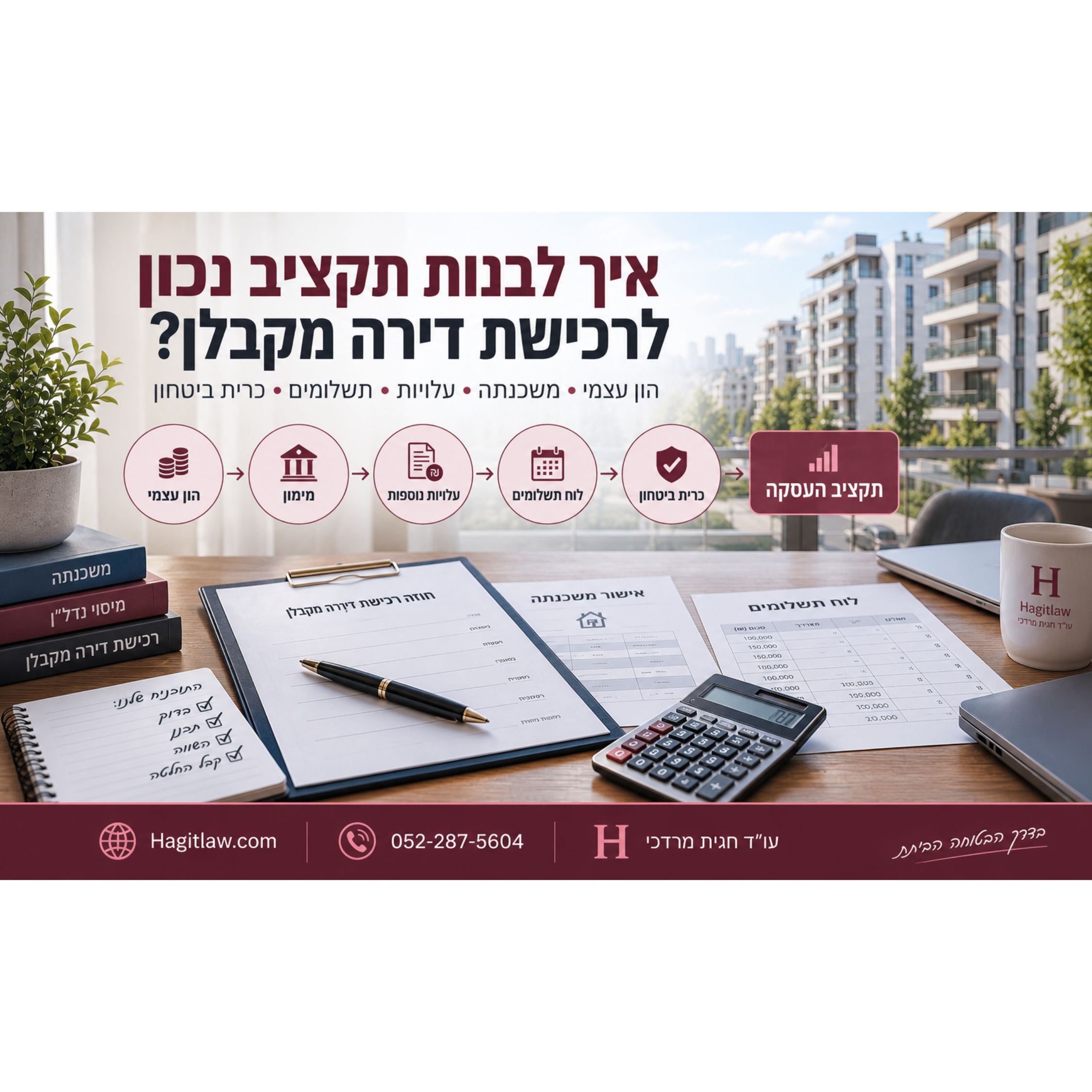 איך לבנות תקציב נכון לרכישת דירה מקבלן ב־2026? מדריך שלב אחר שלב