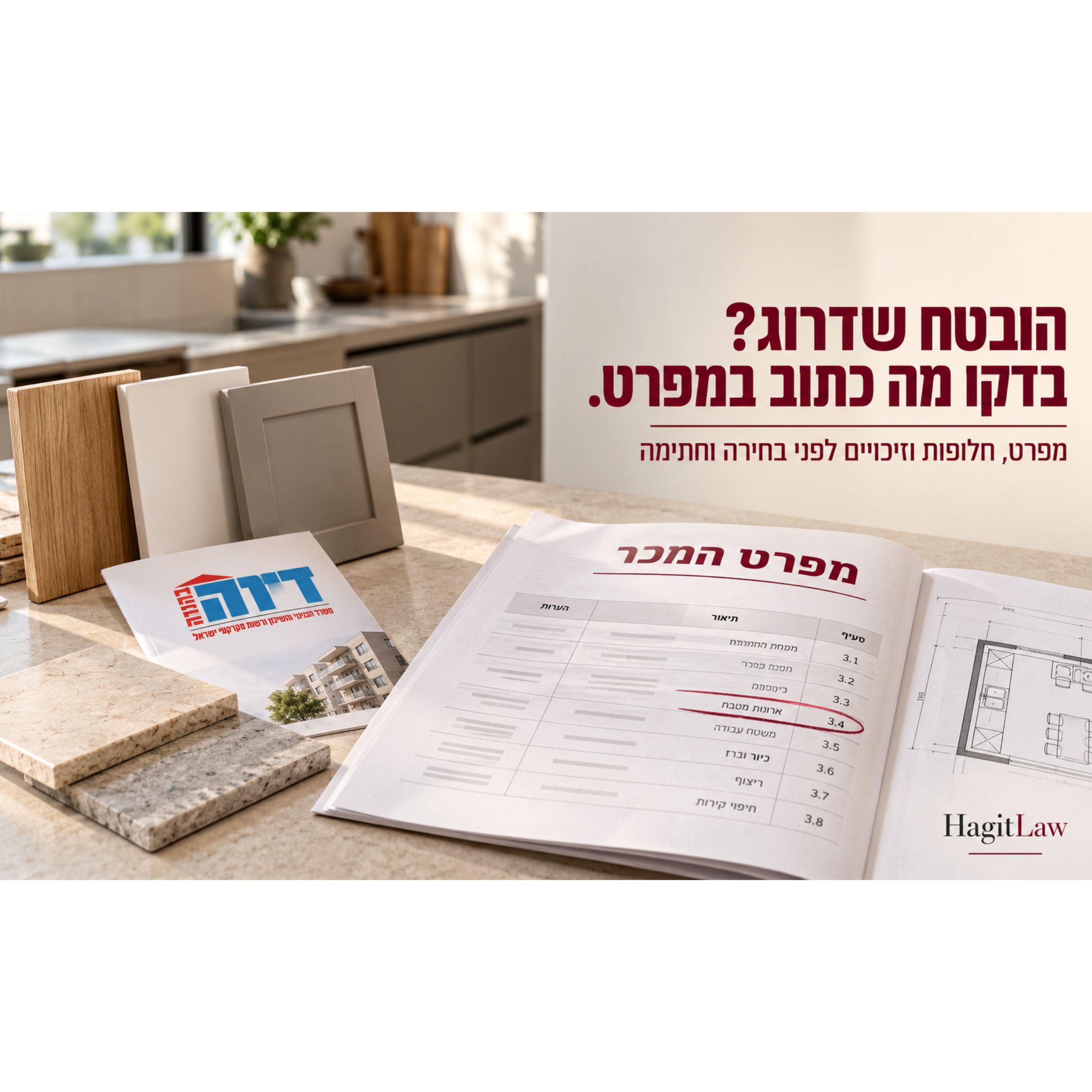 מפרט ושינויי דיירים במחיר למשתכן- מה לבדוק לפני שבוחרים דירה וחותמים?